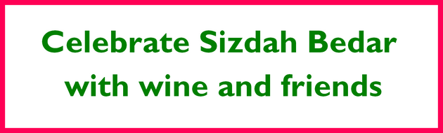 Celebrate 13 Bedar with wine and friends. The perfect gift for Sizdeh Bedar.